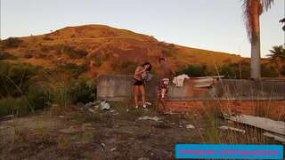 Delicious food in the middle of the woods