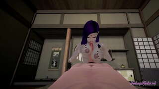 Teen Titans Hentai - Punt De Vista Corb mamada, boobjob i follar