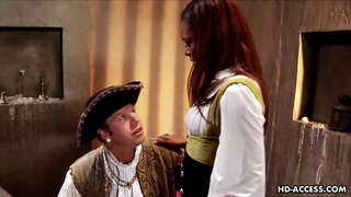 ���နက္ေရာင္ slut မာရီမန္န်ဴးယယ္စီးအဖြူရောင်ကြက်နှင့်ခဲယဉ်းရိုက်