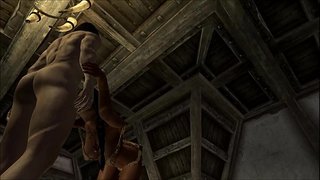 سالمند Porn V: Skyrim - Forsworn بیب بمکد و Fucks در