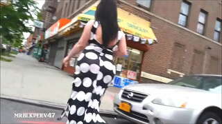 Snikende Opp Bak DENNE Puerto Rican MILF STORE MEGA BOOTY