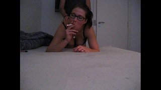 ���ूम्रपान करताना झवणे श्वानसन