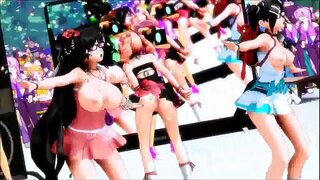 MMD بجنون العظمة الهاتف المحمول فتاة