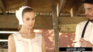 ���तिशय मादक अमिश तरूणी प्रयत्न सह गुदद्वारासंबंधीचा बिग Dick अनोळखी