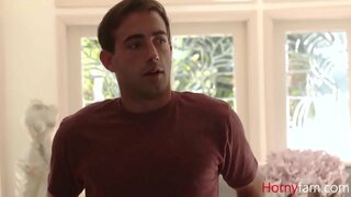 MILF Plūsmas Viņas Incītis Stepnephew