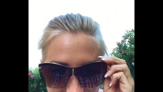 Som prst moje tesné kunda sa na verejný trávnik