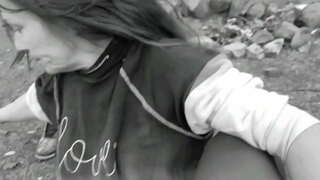 ШЛЮХА ағзалары менән ҡара, КОНЧАТЬ: ЭШТОН глотать ике тапҡыр ЛАВОК СПЕРМА би-би-си тамашасы килде